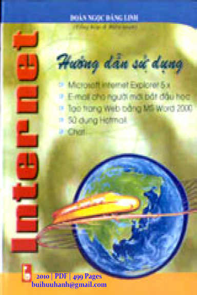 Hướng Dẫn Sử Dụng Internet (NXB Thanh Niên 2010) - Đoàn Ngọc Đăng Linh, 498 Trang