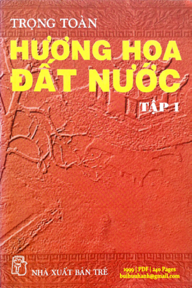 Hương Hoa Đất Nước Tập 1 (NXB Trẻ 1999) - Trọng Toàn, 240 Trang