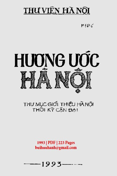 Hương Ước Hà Nội (NXB Hà Nội 1993) - Nhiều Tác Giả, 223 Trang