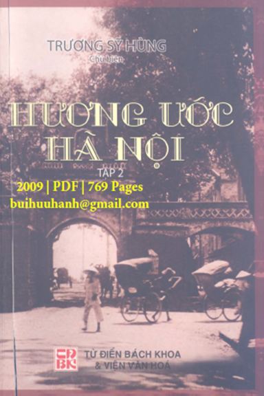 Hương Ước Hà Nội Tập 2 (NXB Từ Điển Bách Khoa 2009) - Trương Sỹ Hùng, 769 Trang