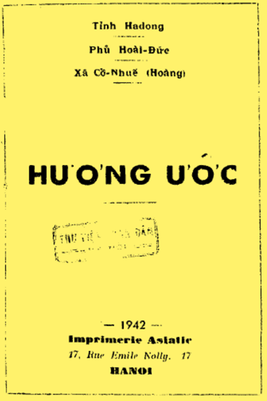 Hương Ước Xã Cổ Nhuế (NXB Hà Nội 1942) - Nguyễn Văn Cát, 16 Trang