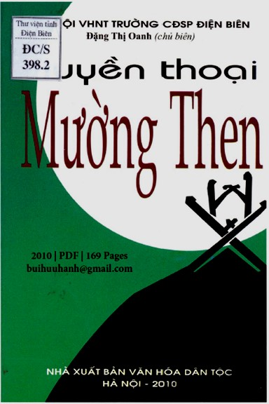 Huyền Thoại Mường Then (NXB Văn Hóa Dân Tộc 2010) - Đặng Thị Oanh, 169 Trang