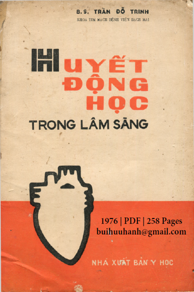 Huyết Động Học Trong Lâm Sàng (NXB Y Học 1976) - Trần Đỗ Trinh, 258 Trang