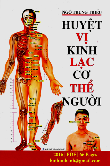 Huyệt Vị Kinh Lạc Cơ Thể Người (NXB Hồng Đức 2016) - Ngô Trung Triều, 66 Trang