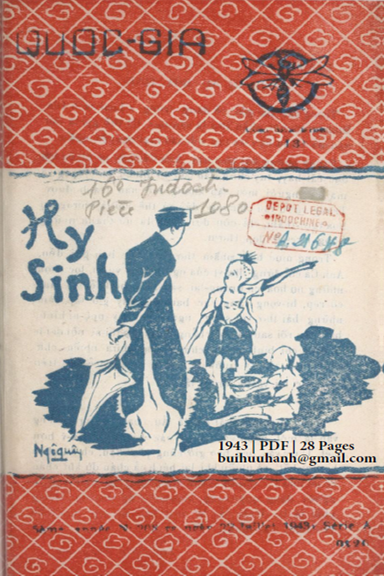 Hy Sinh (NXB Quốc Gia 1943) - Lê Minh, 28 Trang