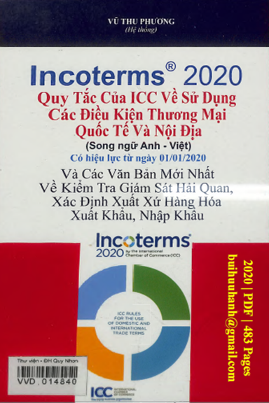 Incoterms 2020 Quy Tắc Của ICC Về Sử Dụng Các Điều Kiện Thương Mại Quốc Tế Và Nội Địa