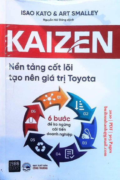 Kaizen Nền Tảng Cốt Lõi Tạo Nên Giá Trị Toyota (NXB Công Thương 2020) - Isao Kato, 303 Trang