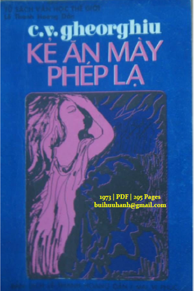 Kẻ Ăn Mày Phép Lạ (NXB Trẻ 1973) - C. V. Gheorghiu, 295 Trang