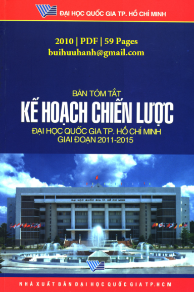 Kế Hoạch Chiến Lược Đại Học Quốc Gia TPHCM 2011-2015 (NXB Đại Học Quốc Gia 2010) - Nhiều Tác Giả