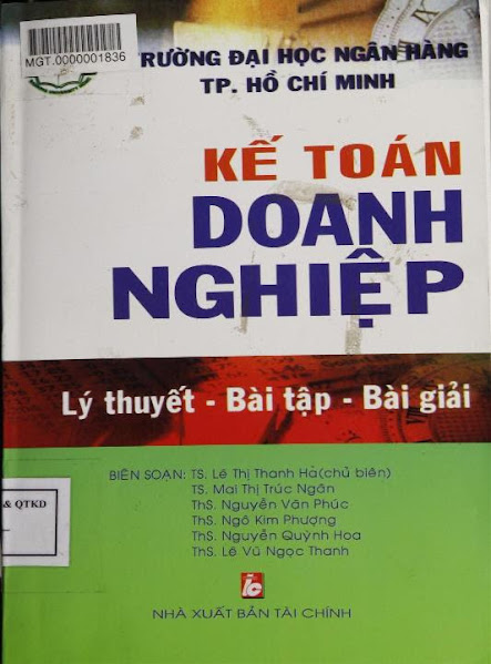 Kế Toán Doanh Nghiệp (NXB Tài Chính 2010) - Lê Thị Thanh Hà, 459 Trang