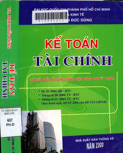 Kế Toán Tài Chính (NXB Thống Kê 2009) - Phan Đức Dũng, 724 Trang