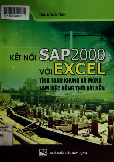 Kết Nối Sap 2000 Với Excel Tính Toán Khung Và Móng Làm Việc Đồng Thời Với Nền - Đặng Tỉnh, 141 Trang
