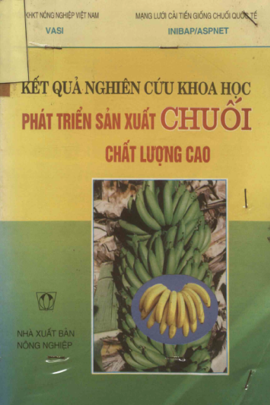 Kết Quả Nghiên Cứu Khoa Học Phát Triển Sản Xuất Chuối Chất Lượng Cao - Nhiều Tác Giả, 198 Trang