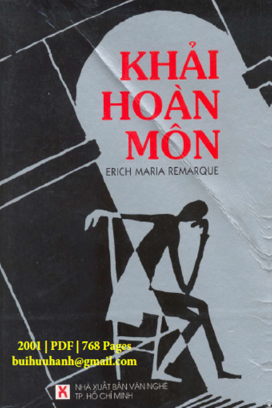 Khải Hoàn Môn (NXB Văn Nghệ 2001) - Erich Maria Remarque, 768 Trang