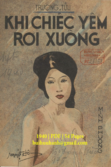Khi Chiếc Yếm Rơi Xuống (NXB Minh Phương 1940) - Trương Tửu, 54 Trang