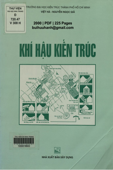 Khí Hậu Kiến Trúc (NXB Xây Dựng 2000) - Việt Hà, 225 Trang