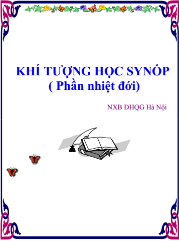 Khí Tượng Học Synốp-Phần Nhiệt Đới (NXB Đại Học Quốc Gia 2006) - Trần Công Minh, 155 Trang