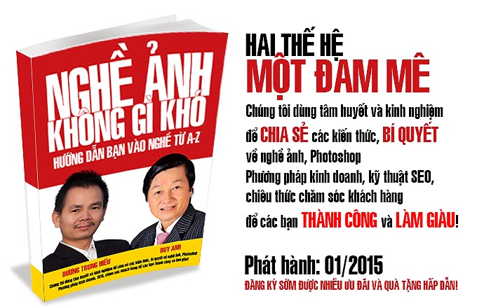 Kho Giáo trình của KS Dương Trung Hiếu PHOTOSHOP 32 VCD + 2 DVD CS4 & CS5 và đồ cổ Sổ tay PTS