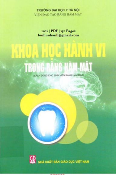 Khoa Học Hành Vi Trong Răng Hàm Mặt (NXB Giáo Dục 2021) - Võ Trương Như Ngọc, 152 Trang