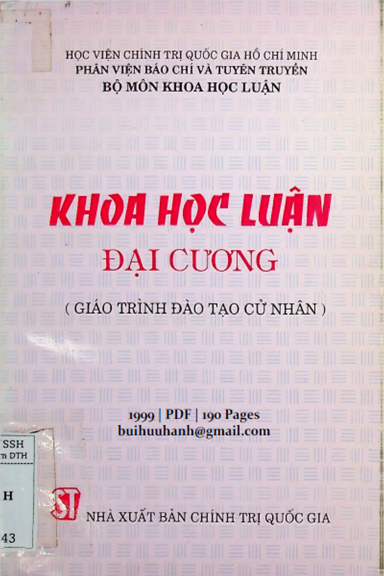 Khoa Học Luận Đại Cương (NXB Chính Trị 1999) - Đỗ Công Tuấn, 190 Trang