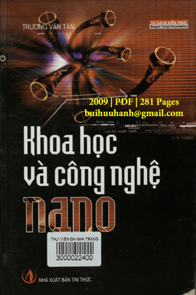 Khoa Học Và Công Nghệ Nano (NXB Tri Thức 2009) - Trương Văn Tân, 281 Trang