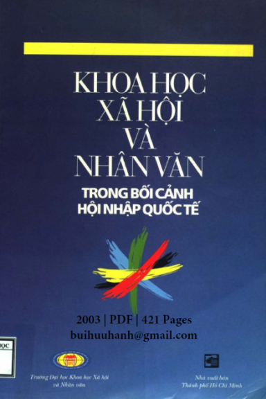 Khoa Học Xã Hội Và Nhân Văn Trong Bối Cảnh Hội Nhập Quốc Tế (NXB Tổng Hợp 2003) - Nguyễn Văn Tài