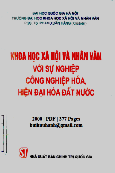 Khoa Học Xã Hội Và Nhân Văn Với Sự Nghiệp Công Nghiệp Hóa, Hiện Đại Hóa Đất Nước