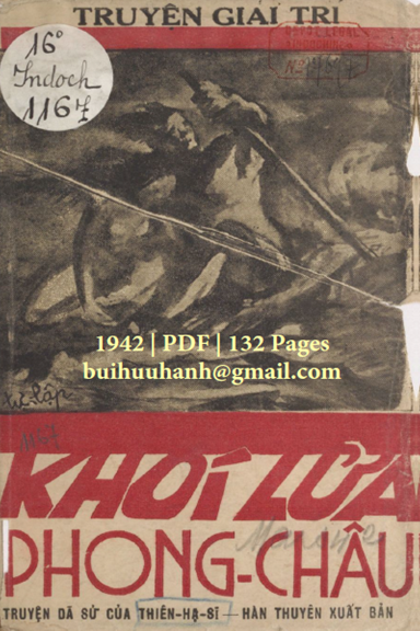 Khói Lửa Phong Châu (NXB Hàn Thuyên 1942) - Thiên Hạ Sĩ, 132 Tang