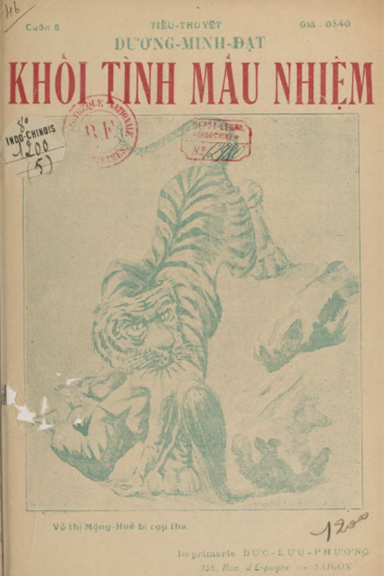 Khối Tình Mầu Nhiệm Cuốn 5 (NXB Đức Lưu Phương 1930) - Dương Minh Đạt, 36 Trang