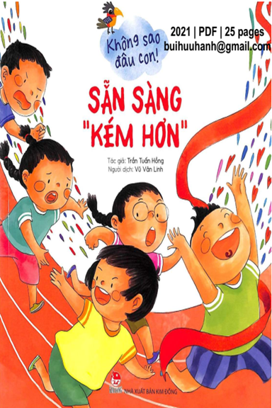 Không Sao Đâu Con-Sẵn Sàng Kém Hơn (NXB Kim Đồng 2021) - Trần Tuấn Hồng, 25 Trang