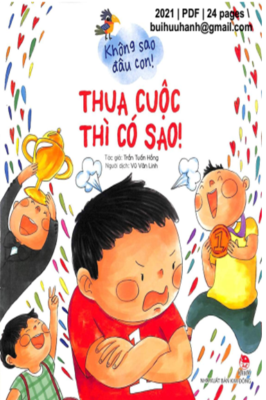 Không Sao Đâu Con-Thua Cuộc Thì Có Sao (NXB Kim Đồng 2021) - Trần Tuấn Hồng, 24 Trang