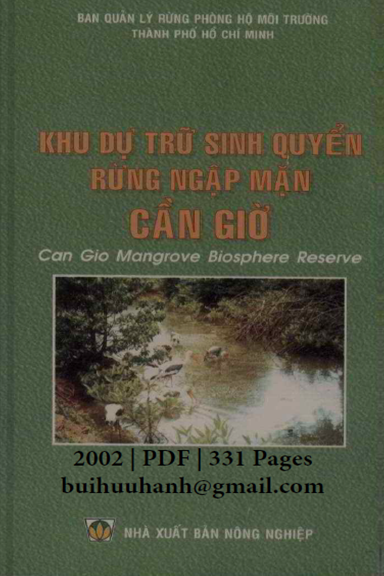 Khu Dự Trữ Sinh Quyển Rừng Ngập Mặn Cần Giờ (NXB Nông Nghiệp 2002) - Lê Đức Tuấn, 331 Trang