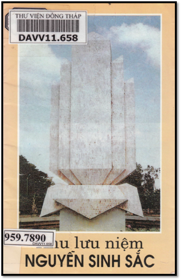 Khu Lưu Niệm Nguyễn Sinh Sắc (NXB Đồng Tháp 2003) - Vân Sinh, 28 Trang