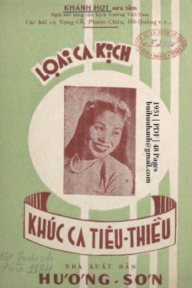 Khúc Ca Tiêu Thiều (NXB Hương Sơn 1951) - Khánh Hợi, 48 Trang