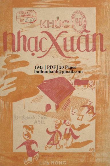 Khúc Nhạc Xuân (NXB Lửa Hồng 1945) - Nhiều Tác Giả, 20 Trang