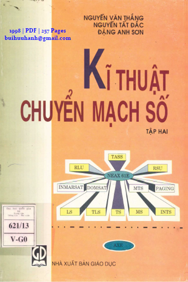 Kĩ Thuật Chuyển Mạch Số Tập 2 (NXB Giáo Dục 1998) - Nguyễn Văn Thắng, 257 Trang