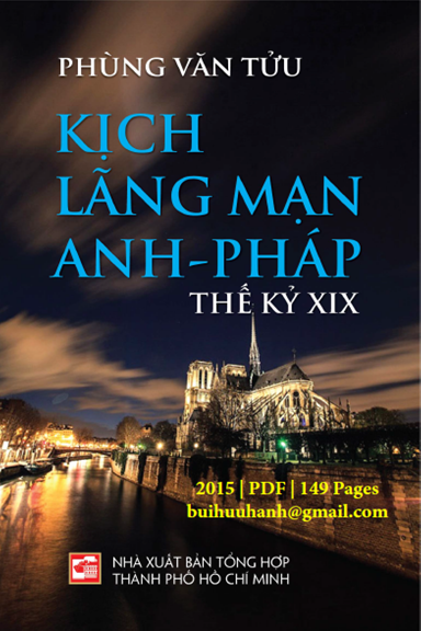 Kịch Lãng Mạn Anh-Pháp Thế Kỷ XIX (NXB Tổng Hợp 2015) - Phùng Văn Tửu, 149 Trang
