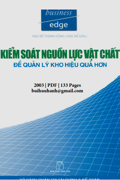 Kiểm Soát Nguồn Lực Vật Chất (NXB Trẻ 2003) - Joe Johnson, 133 Trang