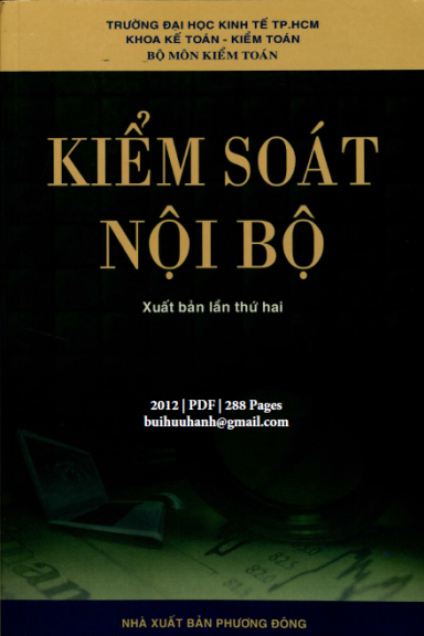 Kiểm Soát Nội Bộ (NXB Phương Đông 2012) - Trần Thị Giang Tân, 288 Trang