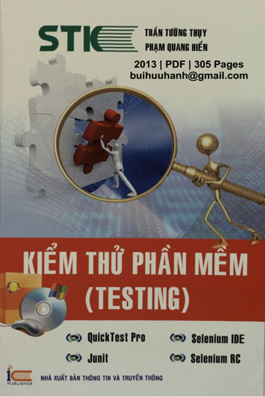 Kiểm Thử Phần Mềm (NXB Thông Tin Truyền Thông 2013) - Trần Tường Thụy, 305 Trang