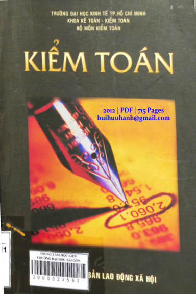 Kiểm Toán (NXB Lao Động Xã Hội 2012) - Vũ Hữu Đức, 715 Trang