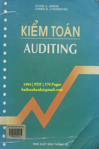 Kiểm Toán (NXB Thống Kê 1994) - Alvin A. Arens, 570 Trang