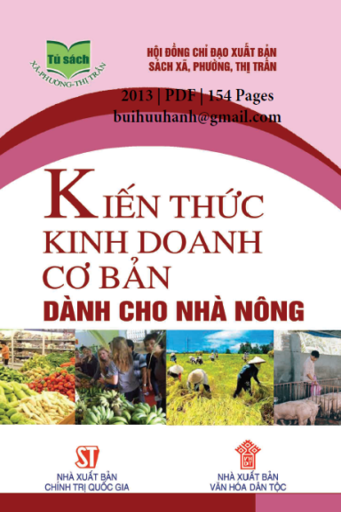 Kiến Thức Kinh Doanh Cơ Bản Dành Cho Nhà Nông (NXB Chính Trị 2013) - Hồ Ngọc Cường, 154 Trang