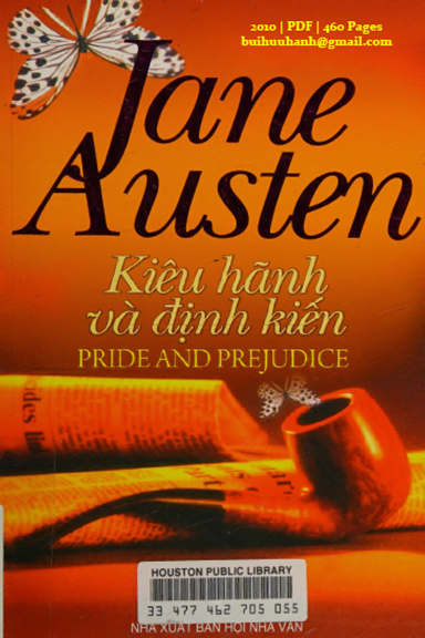 Kiêu Hãnh Và Định Kiến (NXB Hội Nhà Văn 2010) - Jane Austen, 460 Trang