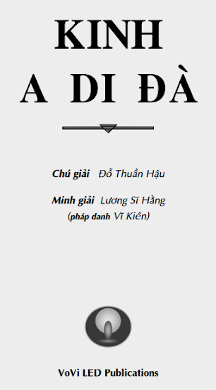 Kinh A Di Đà (NXB Vô Vi 2002) - Đỗ Thuần Hậu, 460 Trang