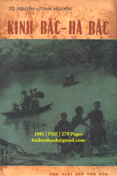 Kinh Bắc-Hà Bắc (NXB Văn Hóa 1981) - Tô Nguyễn, 279 Trang