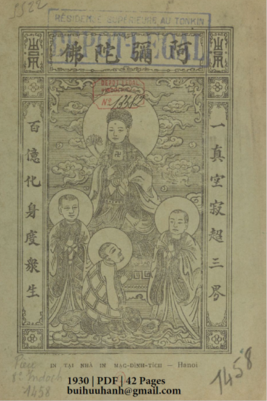 Kinh Di Đà (NXB Mạc Đình Tích 1930) - Nhiều Tác Giả, 42 Trang
