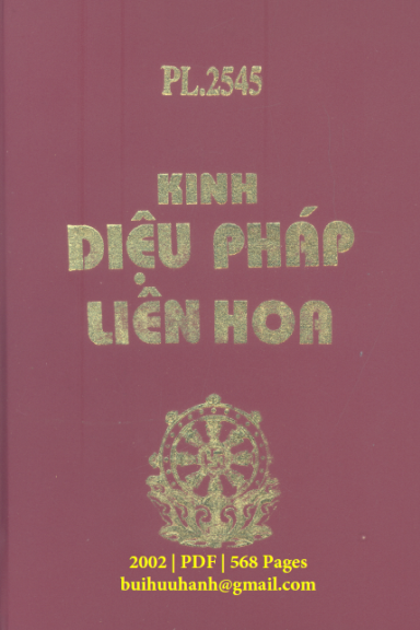 Kinh Diệu Pháp Liên Hoa Trọn Bộ 7 Quyển (NXB Tôn Giáo 2002) - Tuệ Hải, 568 Trang