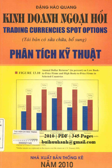 Kinh Doanh Ngoại Hối-Phân Tích Kỹ Thuật (NXB Thống Kê 2010) - Đặng Hào Quang, 345 Trang