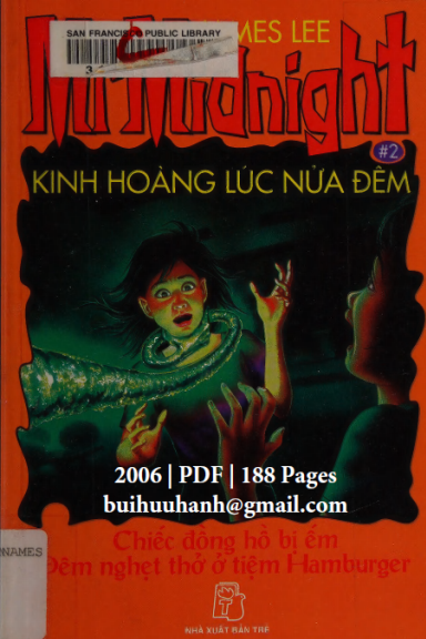 Kinh Hoàng Lúc Nửa Đêm Tập 2 (NXB Trẻ 2006) - James Lee, 188 Trang